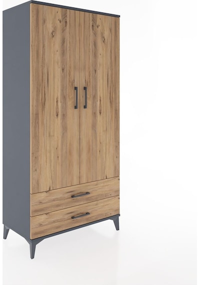Hyperion Dolap 4 Raflı 2 Çekmeceli 2 Kapaklı 88x44x182 Antras... Antrasit Hyperion Dolap 4 Raflı 2 Çekmeceli 2 Kapaklı 88x44x182 Antras... Antrasit