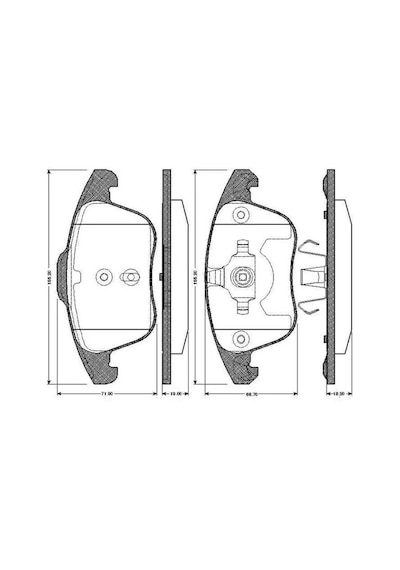 Peugeot 2008 On Fren Balatasi 1.2 Puretech 2020-2021 Bosch 0986tb2950