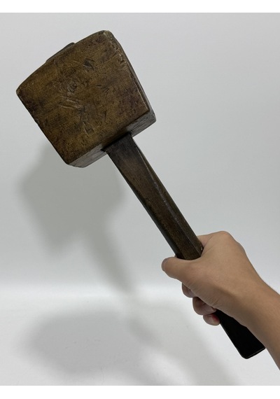 Antika Masif Ahşap Marangoz Tokmağı