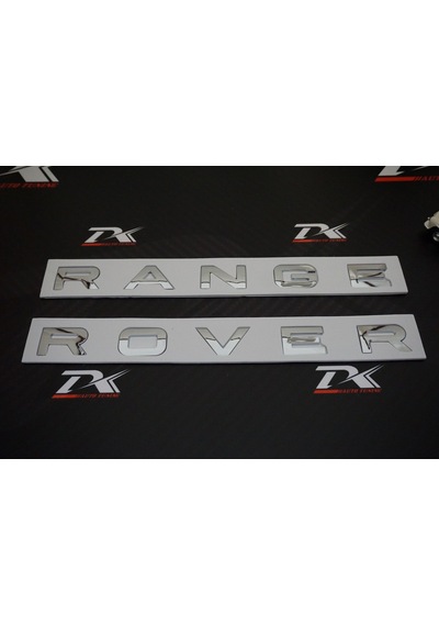 Dk Tuning Range Rover Gümüş Renk Kaput Ve Bagaj Yazı