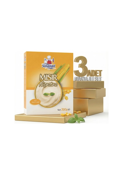 Sinangil Mısır Nişastası 3x200 Gr