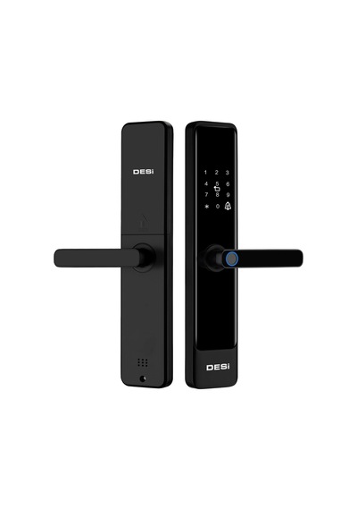 Quic Q016 Akıllı Kilit, Parmak İzi Okuyucu, Tuş Takımı, Rfıd Kart, Siyah, Wifi Hub Uyumlu Ttlock Hub Haricen Satı Genel