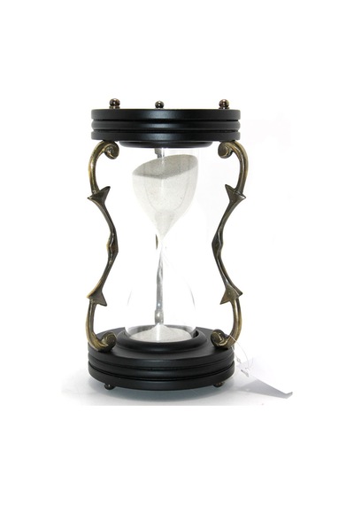 3 Adet Pirinç Kumsaati Dekoratif Masa Ve Ofis Aksesuarı, 18 X 10 Cm Model 5056, Sand Timer Hourglass Diğer