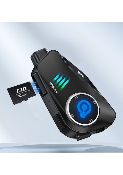 Q28-2x Intercom +32gb Sd Kartlı Bluetooth Motorsiklet Kask
