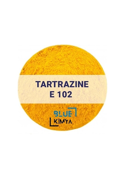 Blue Kimya Tartrazine E102 Tartrazin Sarı Toz Gıda Boyası 100 G