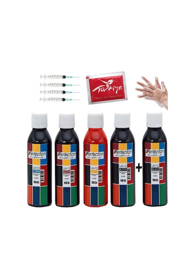 Hp , Canon 2 Kartuşlu Yazıcı Üniversal Mürekkep Dolum Seti 5x100 ml.