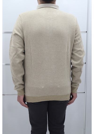 Santa Dmctekstil Erkek Desenli Spor Kesim Normal Kalıp Polo Yaka Selanik Kumaşlı Kışlık Kazak Koyu Bej Santa Dmctekstil Erkek Desenli Spor Kesim Normal Kalıp Polo Yaka Selanik Kumaşlı Kışlık Kazak Koyu Bej