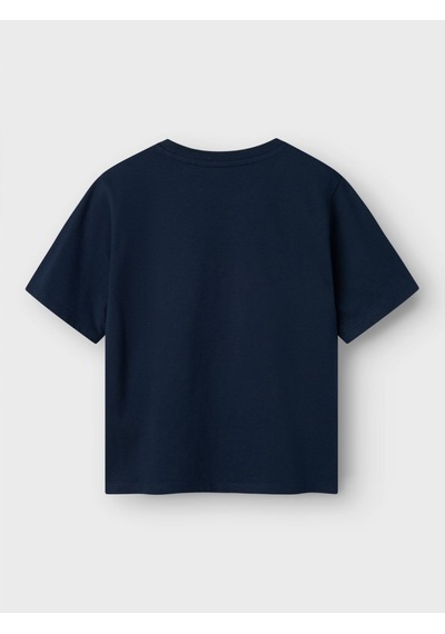 Name It Nkfdukko Ss Nreg Top Box Kız Çocuk T-shirt 13240652 Lacivert