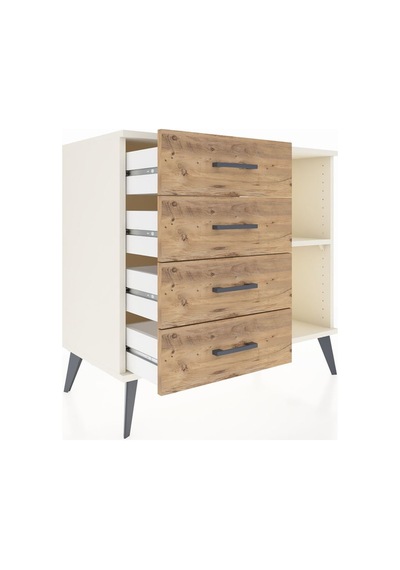 Hyperion Şifonyer Tek Raflı 4 Çekmeceli 88x44x80 Aytaşı-aytaşı/çam Aytaşı/çam Hyperion Şifonyer Tek Raflı 4 Çekmeceli 88x44x80 Aytaşı-aytaşı/çam Aytaşı/çam
