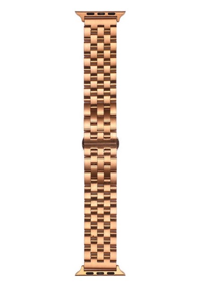 Watch 44mm Uyumlu Krd-20 Metal Zore Kordon-rose Gold