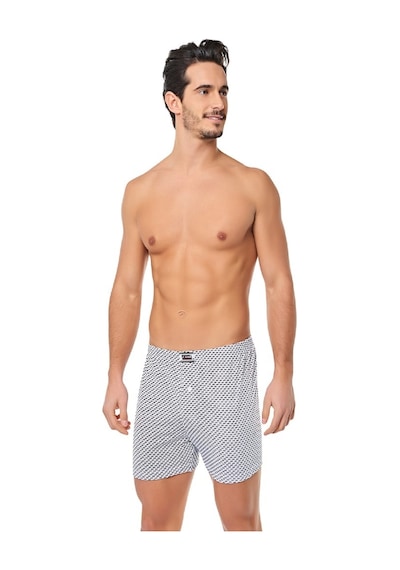 6'lı Seher Yıldızı Erkek Desenli Boxer / Külot Ser0007