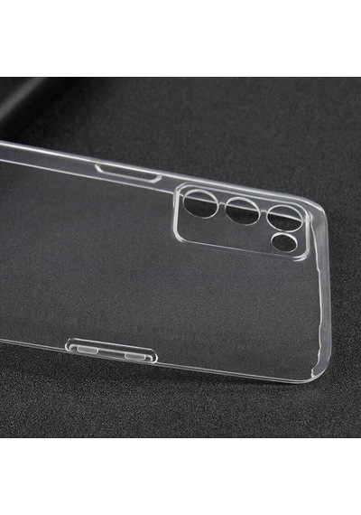 Oppo A55 5g Kılıf Şeffaf İnce Ve Esnek Süper Silikon Kılıf Renksiz