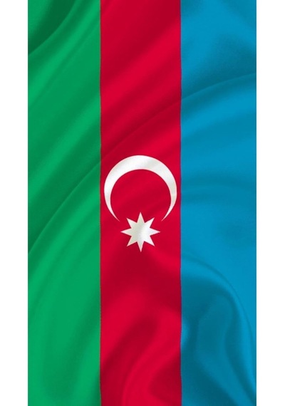 Lexroo Zc Bayrak Azerbaycan Bayrağı 100x150 Cm Raşel Kumaş Dijital Baskı