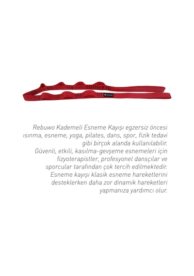 Rebuwo Sekiz Kademeli Yoga Germe Kayışı Esneme Kayışı