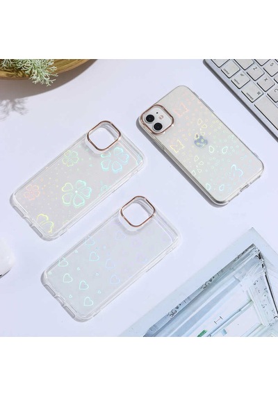 Apple Uyumlu iPhone 11 Kılıf Zore Sidney Desenli Sert Kapak Butterfly No2
