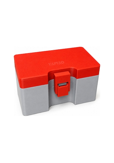 Yapı3d 18650 Battery Storage Box 18650 Pil Saklama Kutusu Kilitli Pil Düzenleyici Pil Koruma