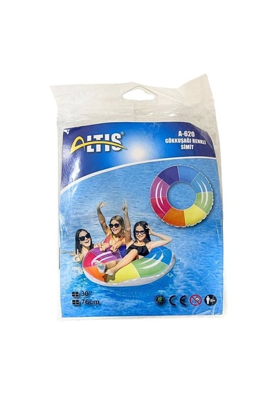 Gökkuşağı Renkli Simit 76 Cm