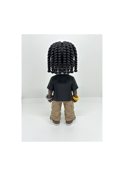 Travis Scot Figür 20cm-3d Baskı-kolleksiyonluk Biblo