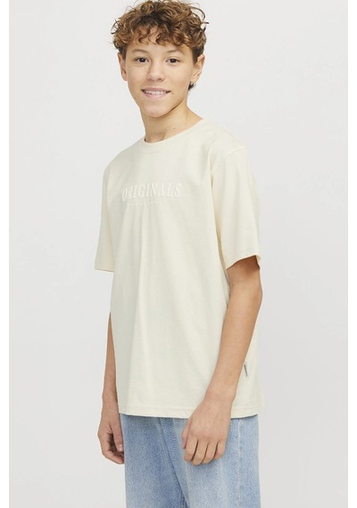 Jack & Jones Jorfrederiksberg Çocuk Tişört BEYAZ