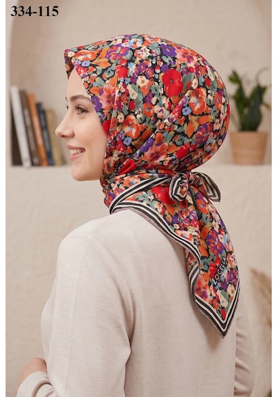 Locella Lo'cella Soft Pamuk Eşarp 334-115 Çok Renkli