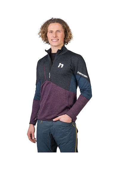 Hannah Niro Hz Erkek Sweatshirt 10047405hhx.01 A-ppmel Anthracite Prune Purple Mel Antrasit