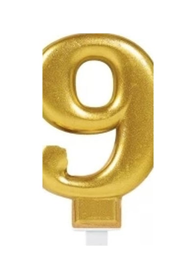9 Rakam Mum Gold Renk Evimdeyokyok Altın