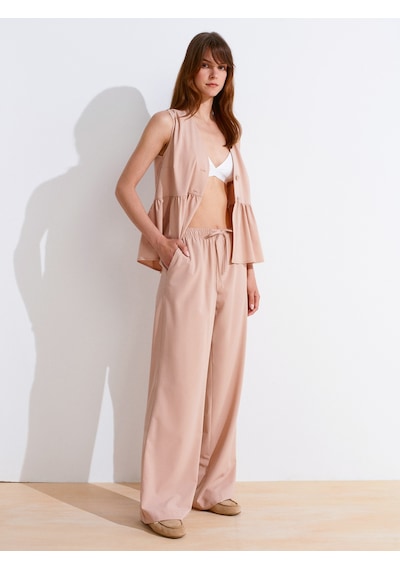 Dilvin 72136 Pijama Pantolon-pudra Pudra