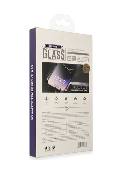 Mey İthalat İphone 14 Bilvis 3d Mat Cam Ekran Koruyucu