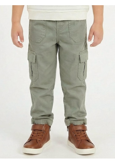 Xo Kids Erkek Çocuk Pantolon 1-4 Yaş 25254 Yeşil