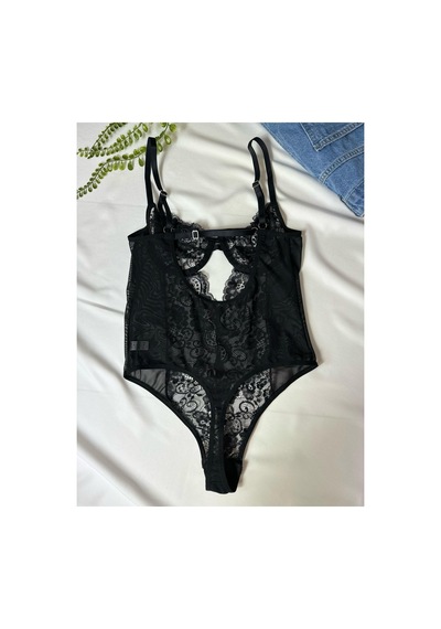 La Linaa Elanor Siyah Çıtçıtlı Dantelli Transparan Balenli Bodysuit Siyah - 699340148 Siyah La Linaa Elanor Siyah Çıtçıtlı Dantelli Transparan Balenli Bodysuit Siyah - 699340148 Siyah