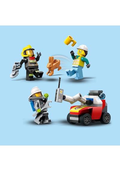 LEGO® City İtfaiye Komuta Kamyonu 60374 7+ Yaratıcı Oyuncak Yapım Seti (502 Parça)