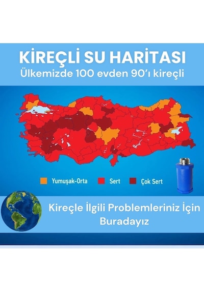 Çamaşır Ve Bulaşık Makinesi Manyetik Kireç Önleyici Blue Power Mavi