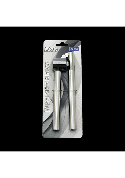 Çelik Kollu Sarımsak Ezici Pres 13.5x18 Cm Açık Gri