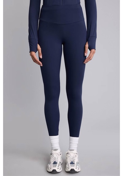 Defacto Ultra Yumuşak Beli Saran Sporcu İndigo Kadın Tayt H5292ax/ın187