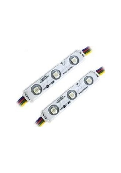 12 Volt 0.72 Watt 3'Lü Samsung RGB Mercekli Modül Led (10 Adet)