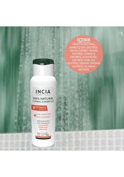 Incıa Saç Dökülmesine Karşı Doğal Şampuan 275 Ml
