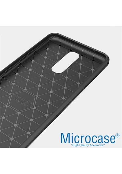 Microcase LG Uyumlu K40 Brushed Carbon Kilif + Cam (Seç) 364456370