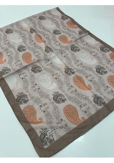 Qashka Soft Pamuklu Şal Etro Desen Lbd1414-43982 Çok Renkli