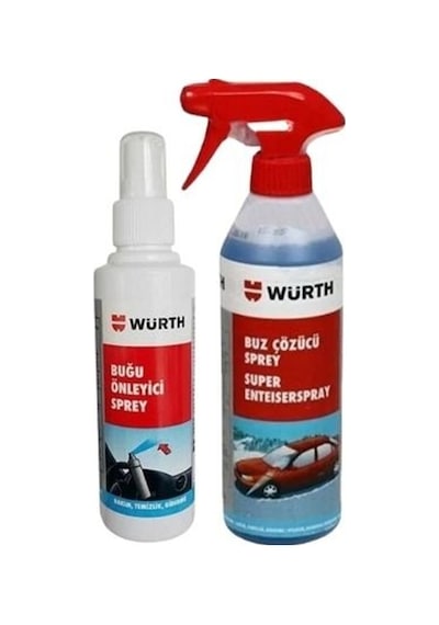 Wurth Buz Çözücü Sprey 500 Ml Ve Buğu Önleyici Sprey 150ml