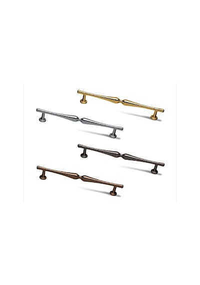 Mermi Model Bronz 160 Mm Metal Kulp 5 Adet Dekoratif Ve Dayanıklı Dolap Kulpu Bronz