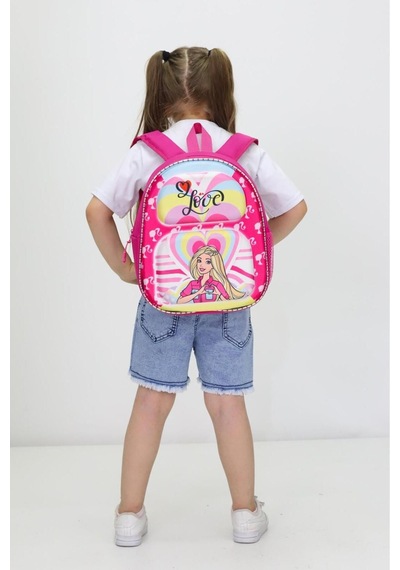 Love Barbie Temalı Pembe Rüyalar Ortopedik Anaokul Ve İlkokul Çantası Pembe