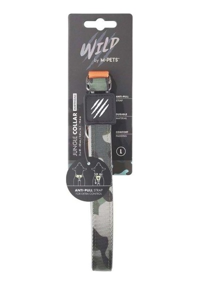 M-pets Wild Jungle Collar Köpek Boyun Tasması L Kamuflaj
