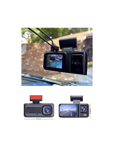 1080p Sürüş Kaydedici 2 İnç Araç Araba Ön İç Arka Dvr Ips Ekran 47421410
