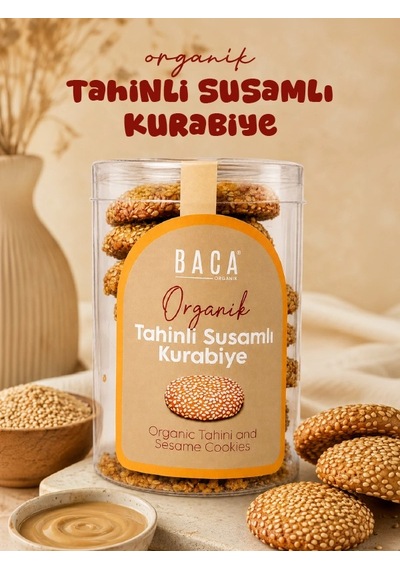 Organik Tahinli Susamlı Kurabiye 100g