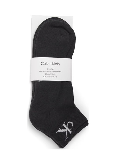 Calvin Klein Jeans Organik Cotton 2 Pack Sock Black Pamuklu Patik Soket Çorap 2 Li Pkt Siyah Calvin Klein Jeans Organik Cotton 2 Pack Sock Black Pamuklu Patik Soket Çorap 2 Li Pkt Siyah