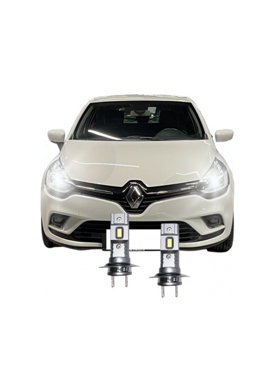 Clıo 4 Led Xenon Kısa Far Ampulü H7 Mini Led 2'li Set