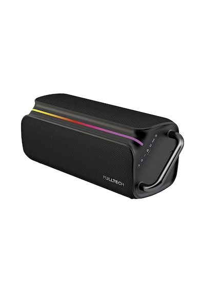 Fulltech Fxs2 Taşınabilir Kablosuz Bluetooth Hoparlör Siyah 120w Güç, Rgb Işık, Ipx4 Su Geçirmez,