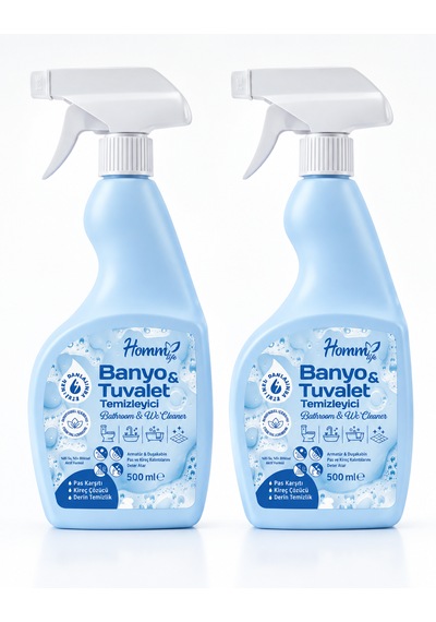 Homm Life Mavi Şişe Banyo Ve Tuvalet Temizleyici Sprey 2 Adet