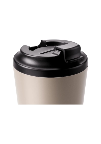 Made By Fressko Camino Yeniden Kullanılabilir Kahve Bardağı, Yalıtımlı Termal Kupa, 340 Ml, Krem