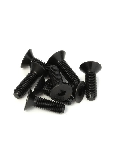 Havşa Başlı İmbus Civata 10.9 Kalite Paslanmaz Çelik Siyah Dın 7991 M3x10 Mm 20 Adet